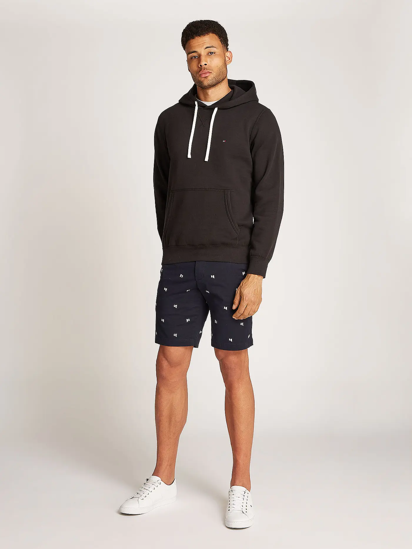 TOMMY HILFIGER | Kapuzensweater - Hoodie | schwarz